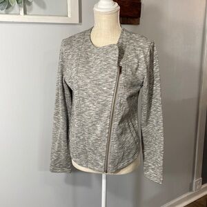 Matilda Jane Women’s Moto Jacket Floral Trim size Large